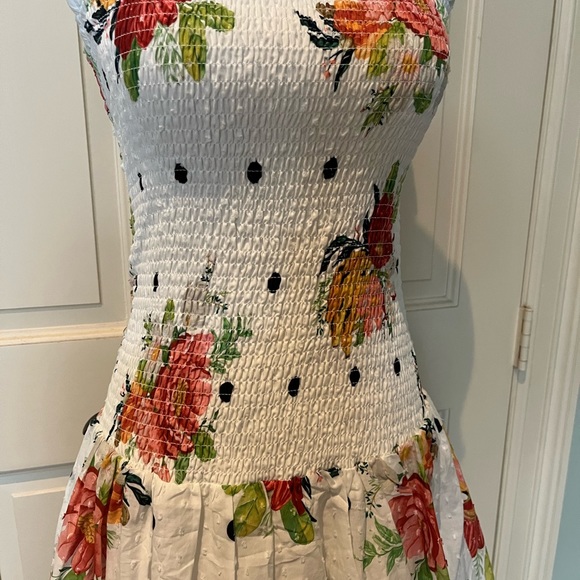 BNWT FARM Rio Nanaju Midi Dress in White Size X-Small - Picture 7 of 9